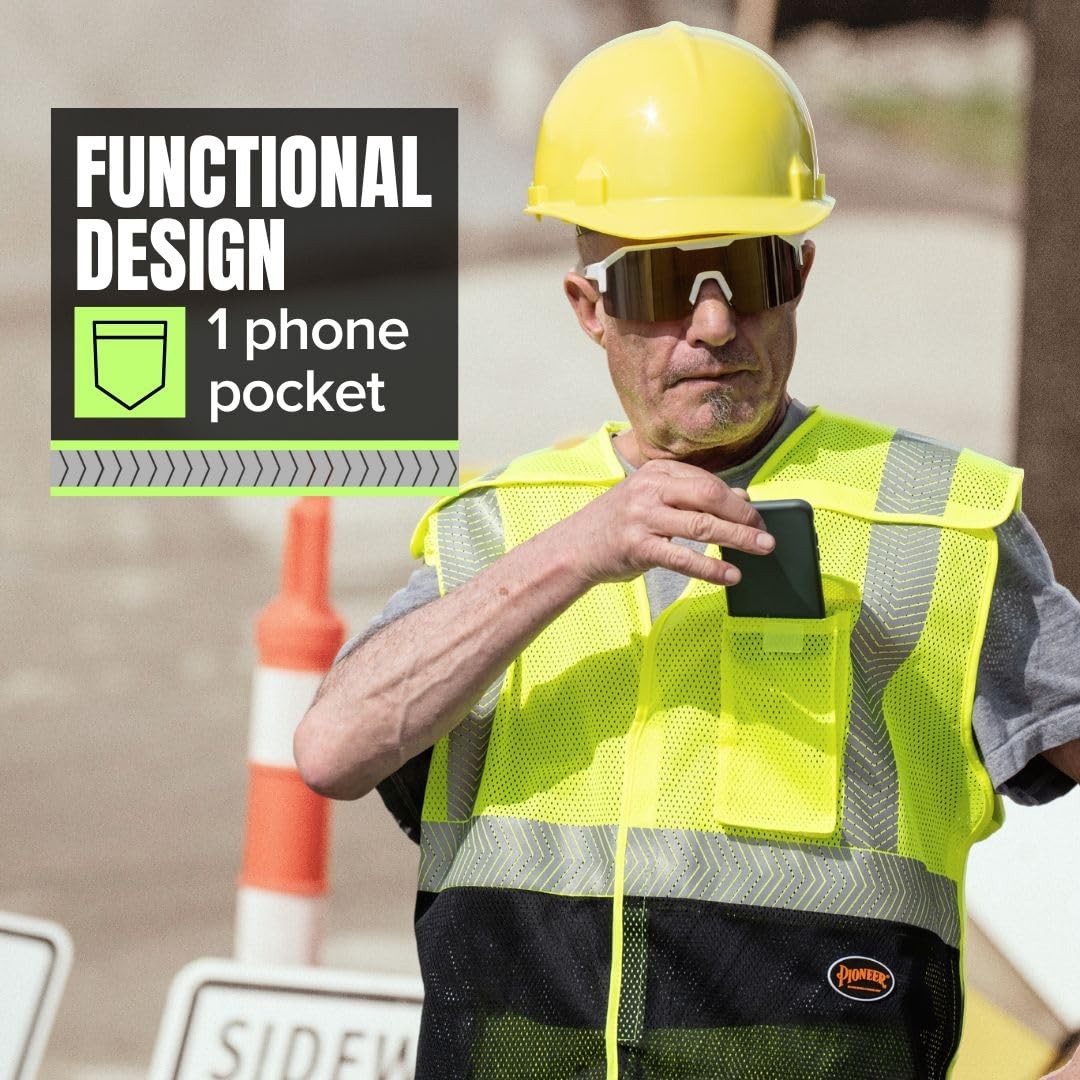 Hi Vis Breakaway Vest for Men & Women – High Visibility Class 2 Safety Vest w…