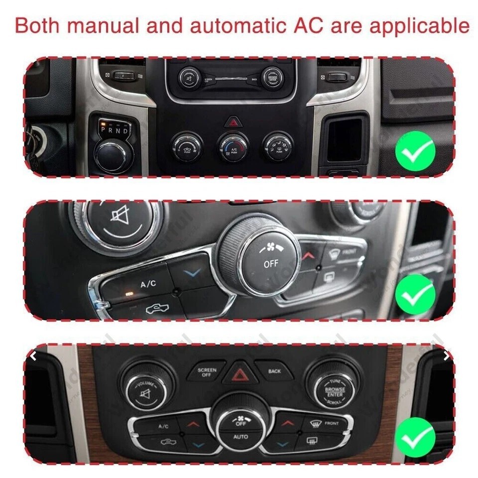 10.4″ For 2013-2018 Dodge RAM 1500 2500 3500 Car Radio GPS Carplay Stereo