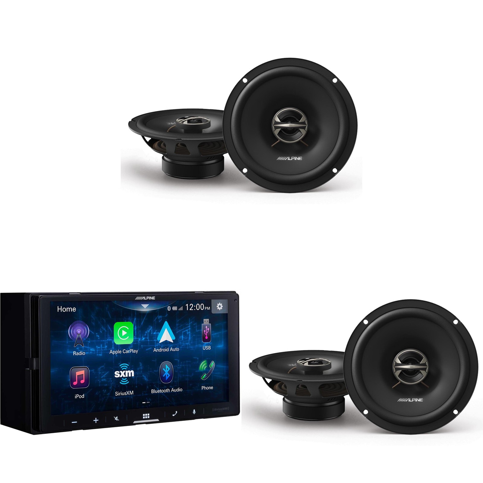 Alpine iLX-W670 Digital Multimedia Receiver with CarPlay and Android Auto Com…