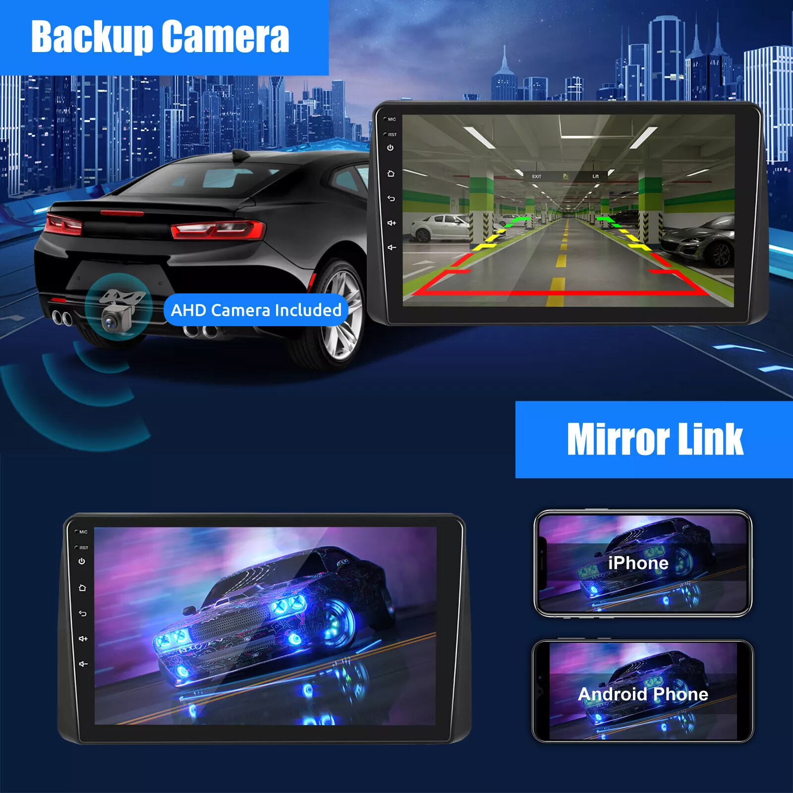 For 2011-2016 Dodge Grand Caravan Apple Carplay Car Radio Android GPS FM Stereo