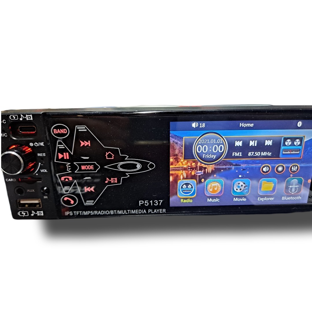 Blurred Vision Audio BV-MP5-P5137BT MP5 Player Touch Screen 2USB Mirror Link