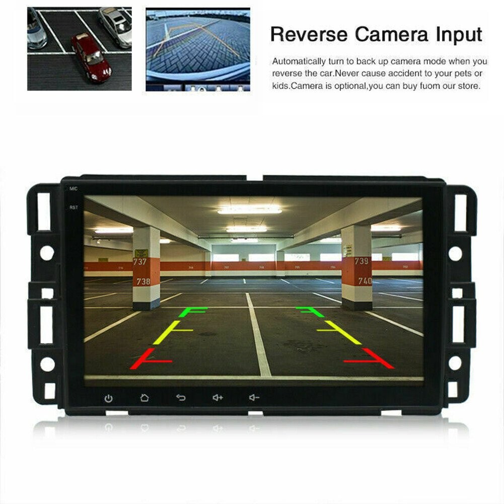 For GMC Yukon Chevy Silverado Double DIN Android 13 8″ Car Stereo Radio GPS Navi