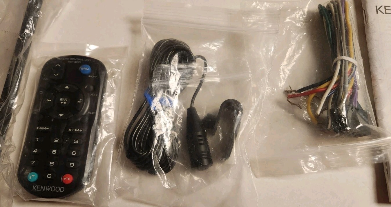 Kenwood KDC-BT565U Bluetooth AM/FM CD Car Remote Manual Faceplate (No STEREO)