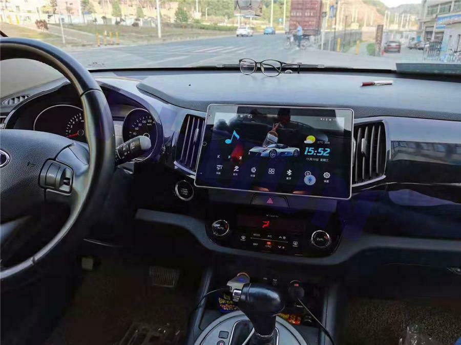 For 2009-12 RAM 1500 2500 3500 Double Din Radio Rotated Android15 Stereo CarPlay