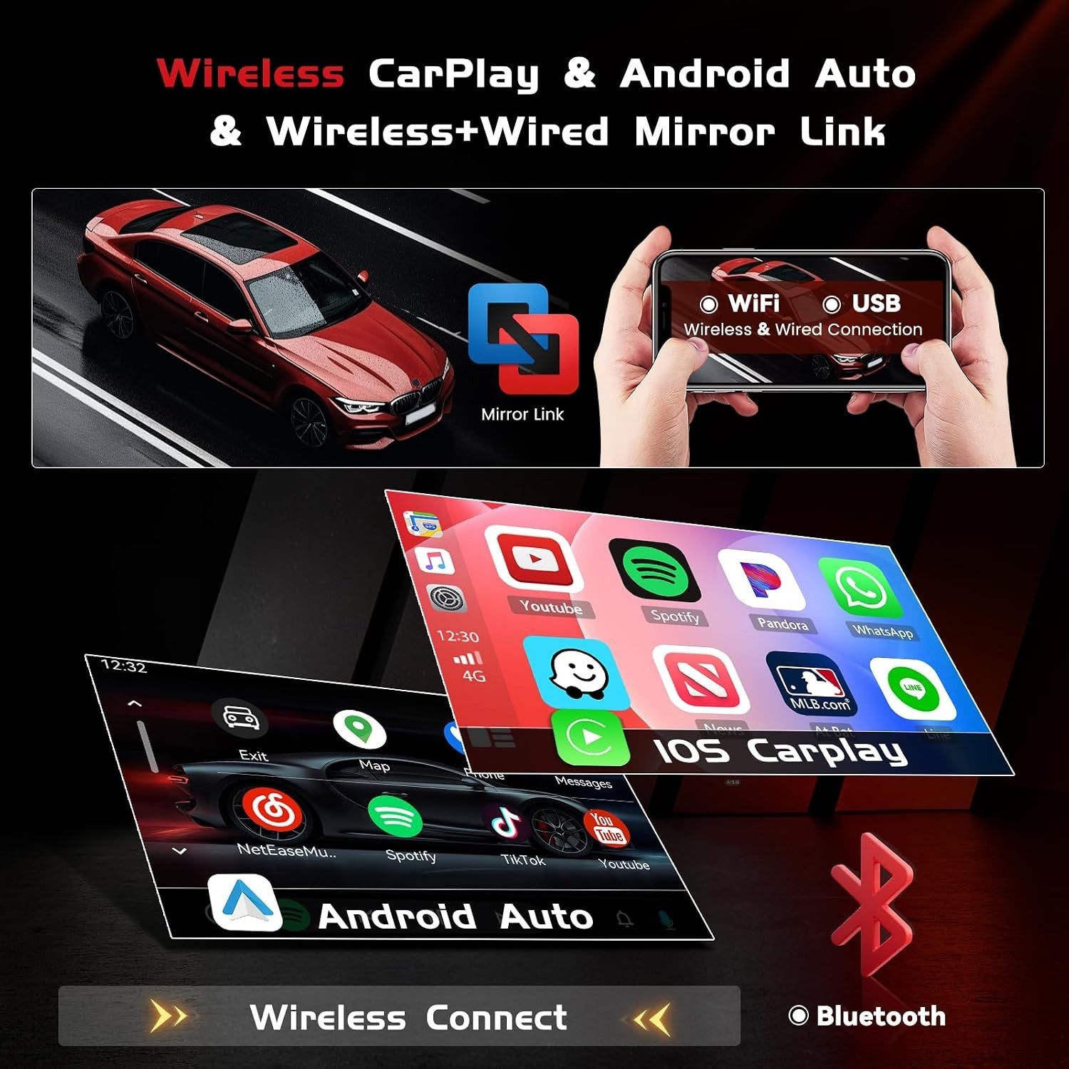 Nissan Versa 2015-2019 Android 15 Car Stereo 4+128G 10.1″ CarPlay GPS + Camera