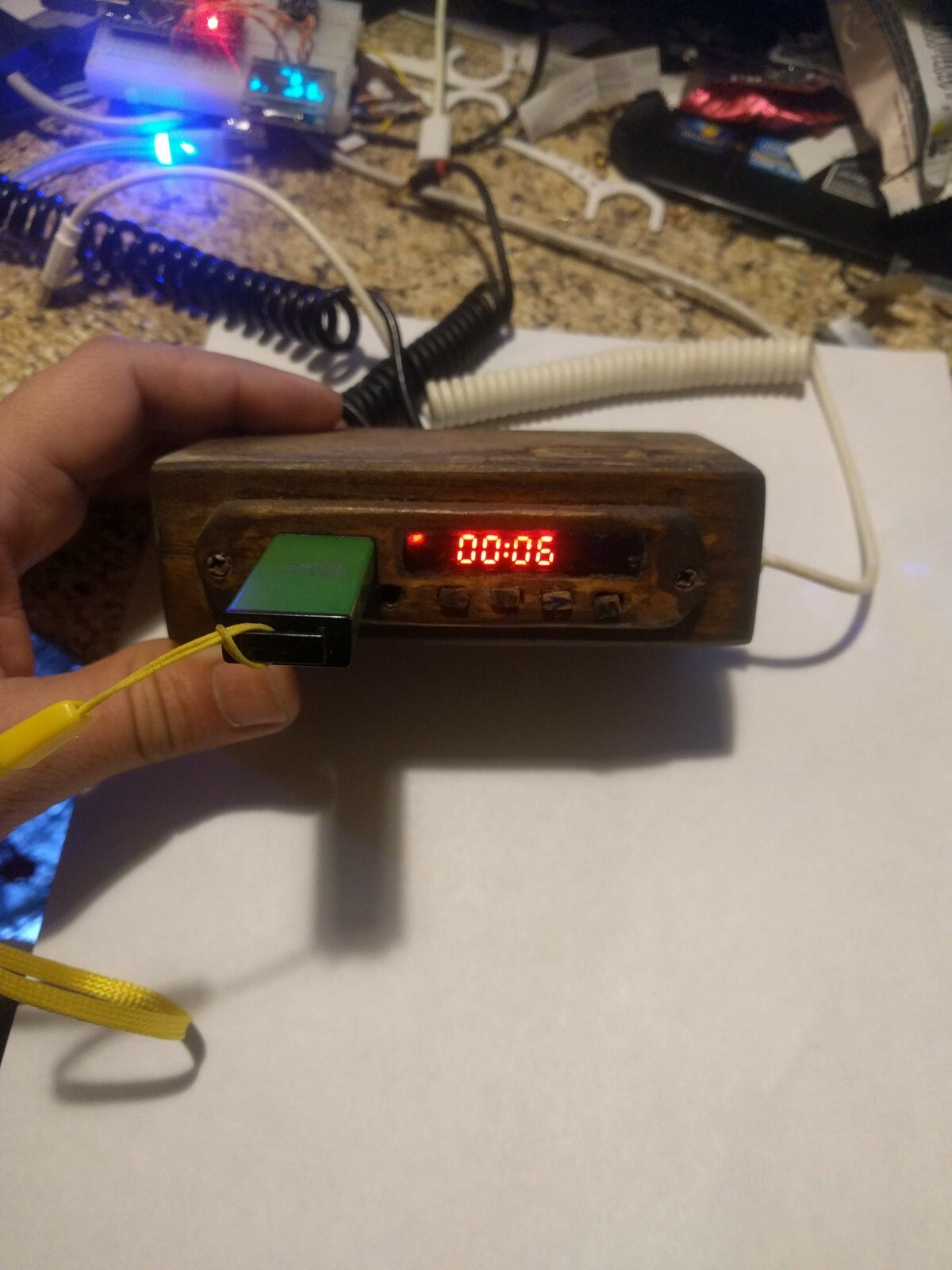 handmade Bluetooth Car  MP3 Player USB SD/AUX-IN/FM Radio Stereo