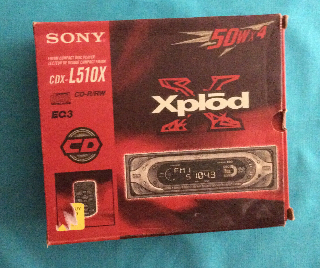 Sony Xplod CDX-L510X Fm/Am Compact Disc Player 50Wx4. Not Tested. Parts only