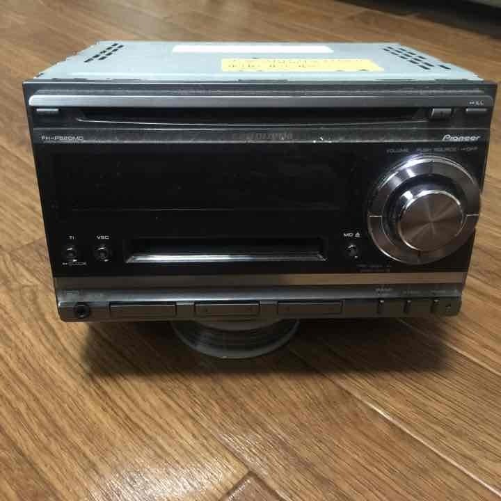 Used FH-P520MD Pioneer Car Audio CD MD Player 2DIN As Is For Parts F/S Japan