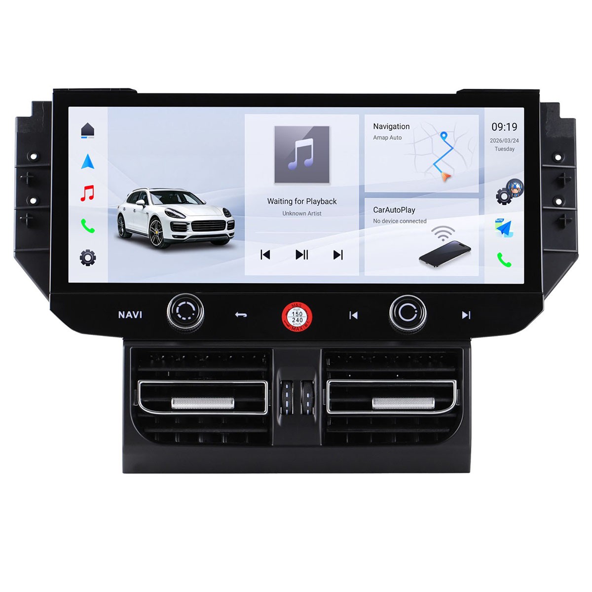 12.3″ For Porsche Macan 2014-2017 Android Car Stereo Radio GPS Carplay 6GB+128GB