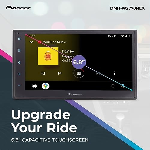 Pioneer DMH-W2770NEX 6.8 Inch Double Din CarPlay Android Auto