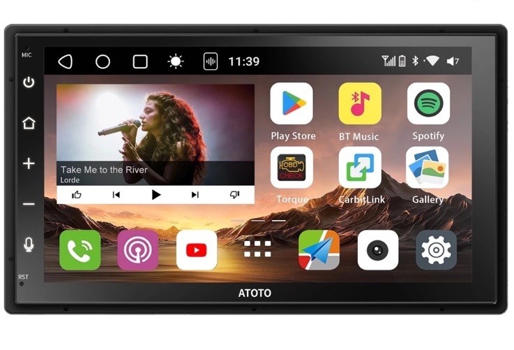 S8 Gen2 ATOTO ANDROID IN-CAR OPERATION PANEL SCREEN