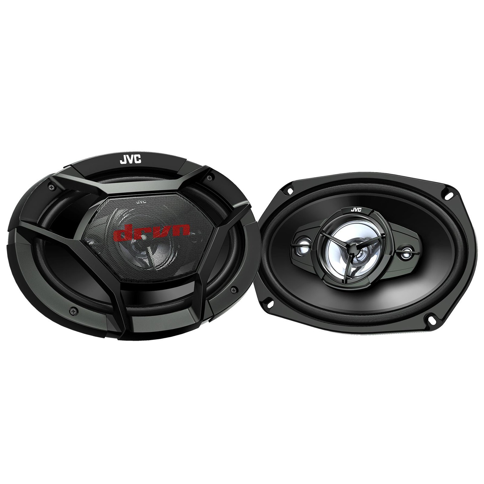 JVC KW-V660BT Bluetooth USB DVD Player Receiver, 2x 6×9″ 550W Car Speakers, Wire