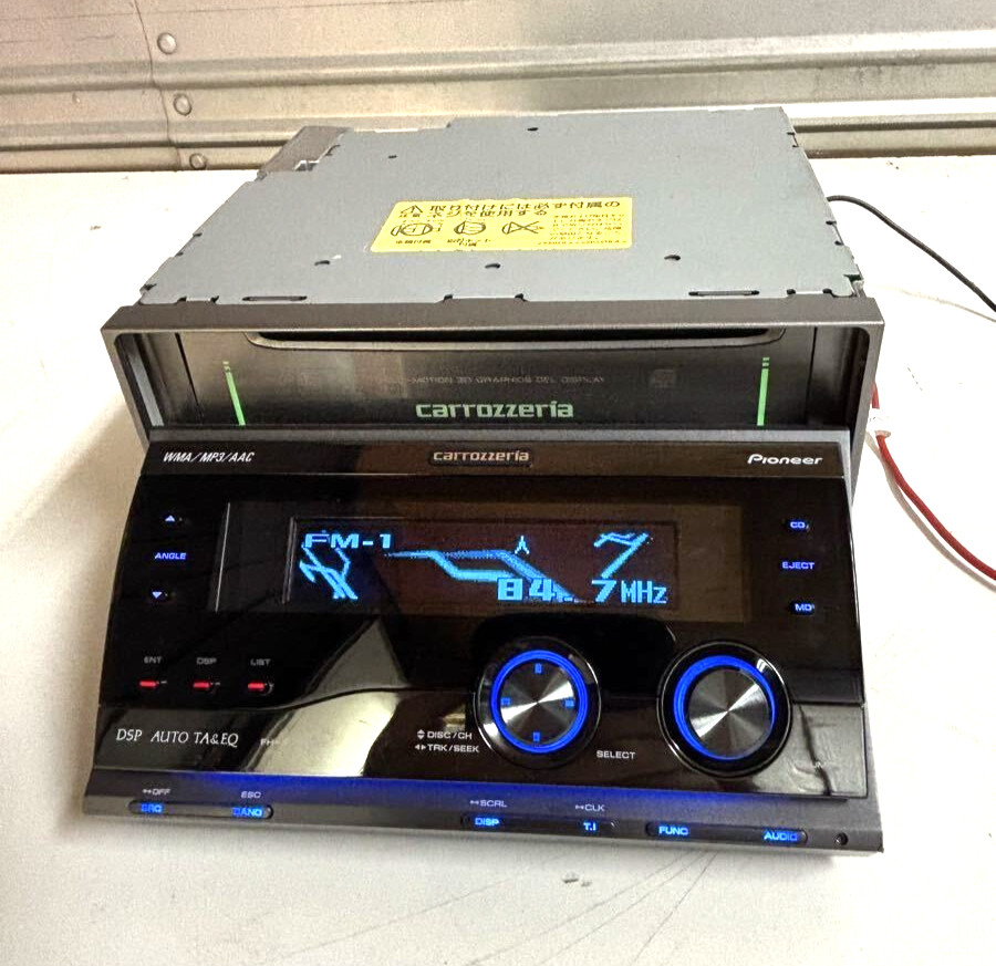 Pioneer Carrozzeria FH-P710MD 2DIN CD MD Car Audio DSP Bluetooth Added JDM