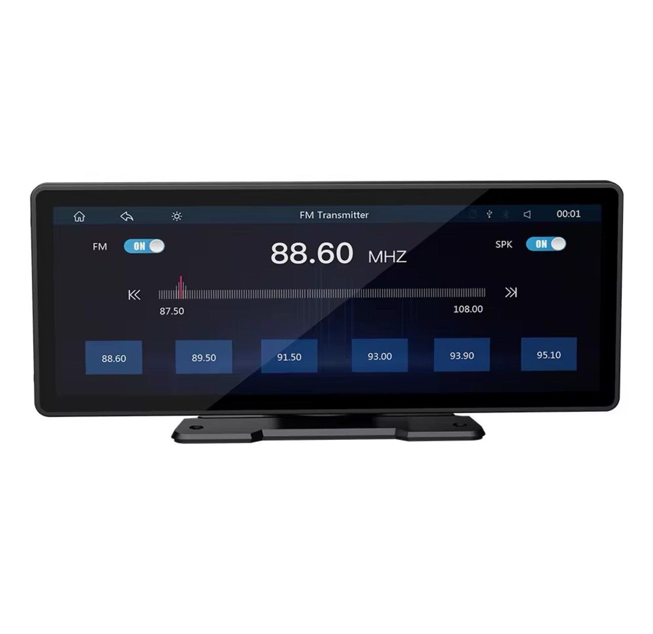 BQCC 10.26” Apple CarPlay Android Radio – FM, USB/AUX, Reverse Cam, IPS Display.