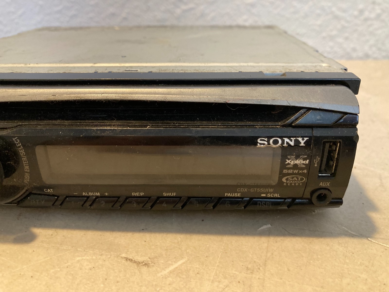 Sony CDX-GT55UIW MP3/USB/CD Player In Dash Receiver