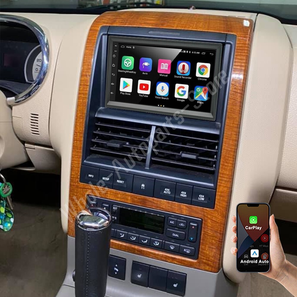 2+32GB Android 13 For 2006-2010 Ford Explorer 7″ Car Stereo Radio Carplay GPS FM