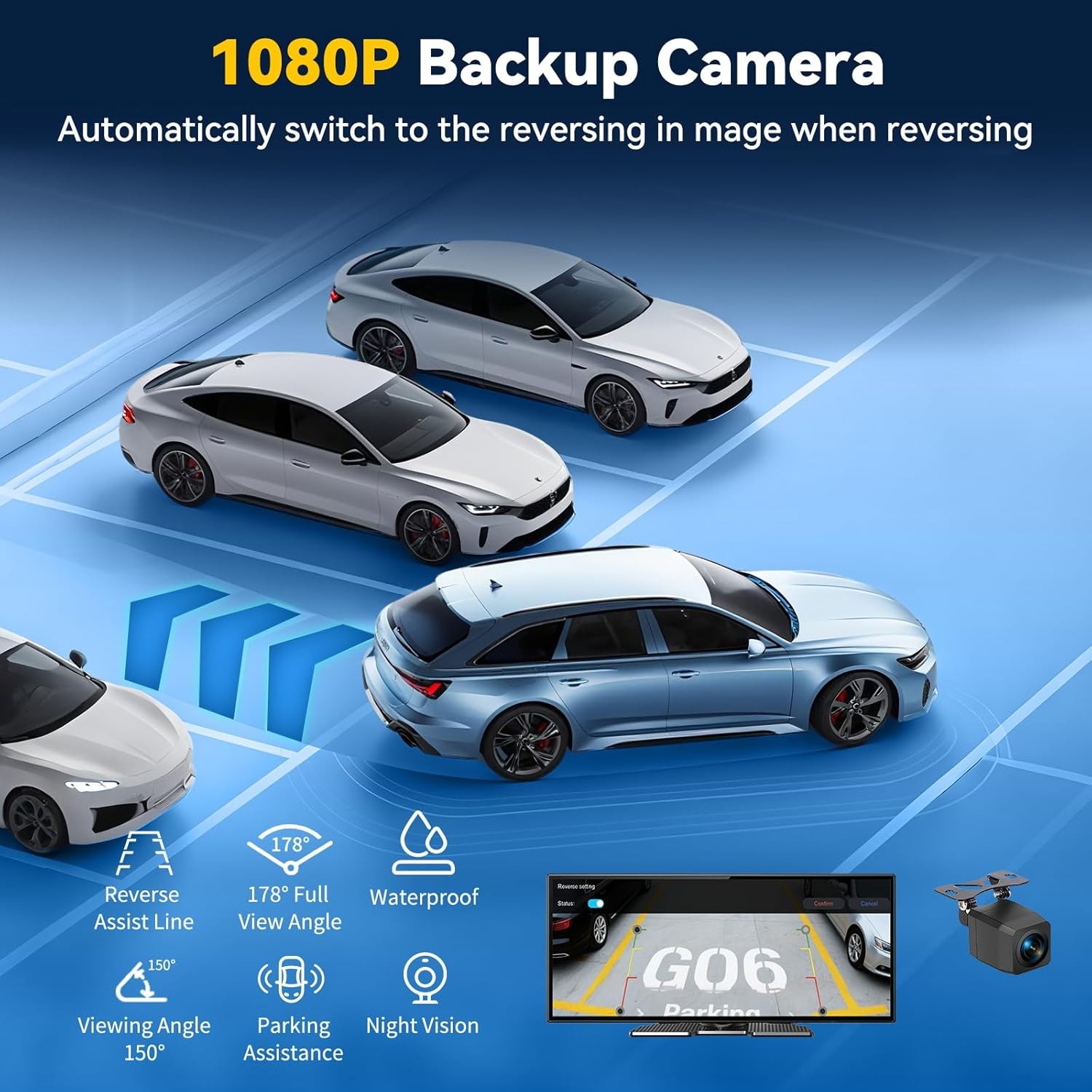 11.5″ Largest Wireless Carplay HD Screen for Carplay & Android Auto Car Stereo w