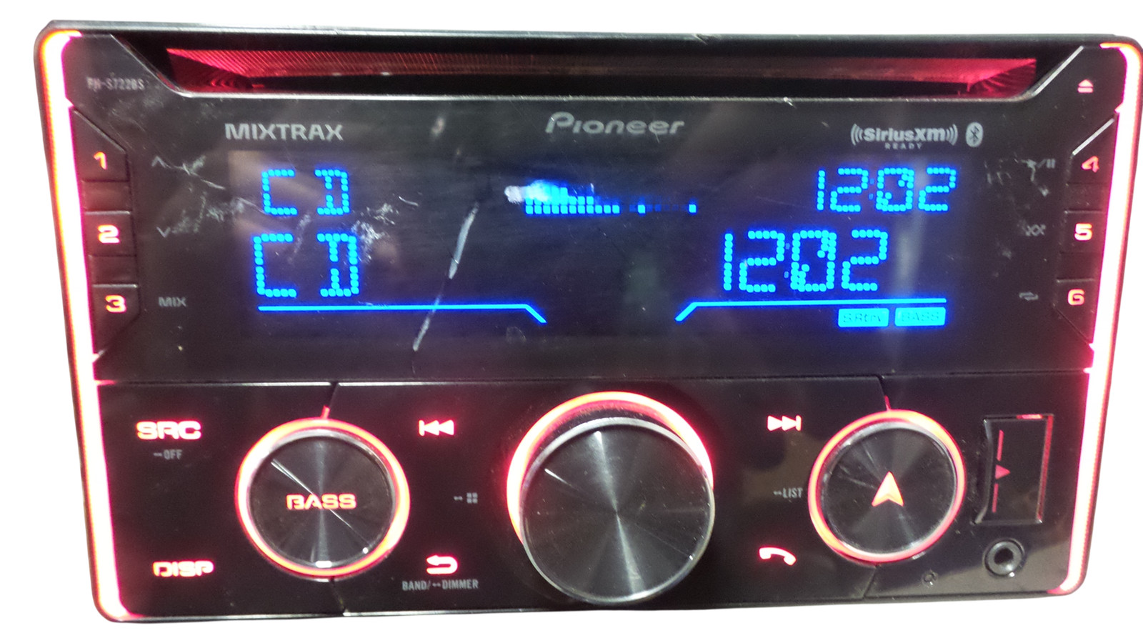 Pioneer FH-S722BS 2-DIN Bluetooth Car Stereo CD Receiver Player