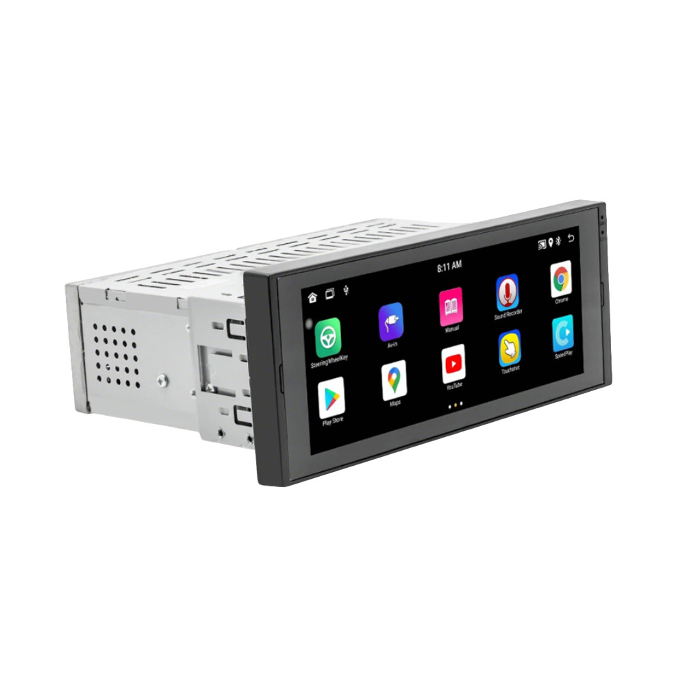 6.86in 1 Din Car Stereo Radio Android 12 FM Player 2+32G GPS Navi WiFi BluetooUc