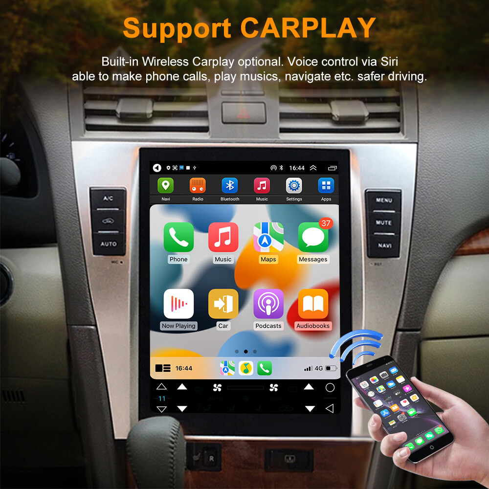 Tesla Style Android Car Radio Multimedia For Toyota Camry 2008-2011 Stereo GPS
