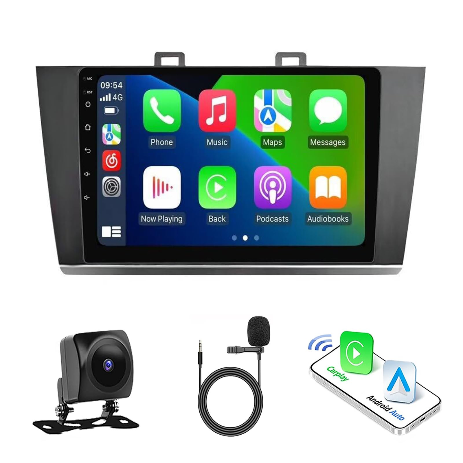 for 2015-2018 Subaru Outback Legacy Car Stereo Radio Carplay Navi 1280*800 IPS