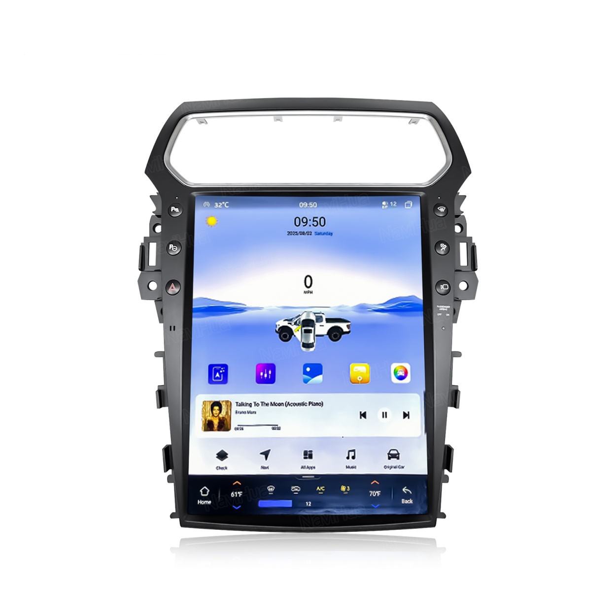 13.8″ Car Radio Stereo GPS Navigation Android 4+64G For Ford Explorer 2011-2019