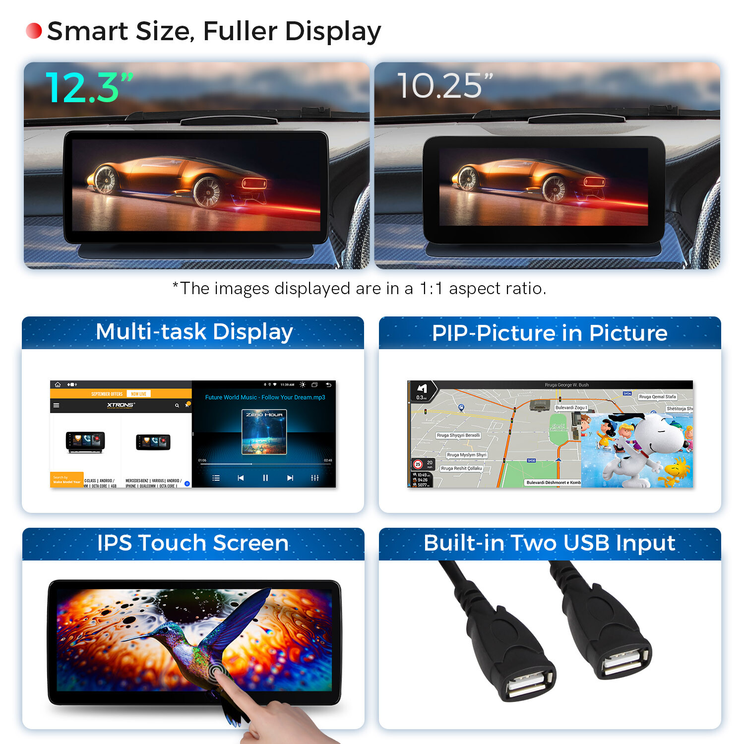 12.3″ Android 13 8Core Car Play Stereo GPS Head Unit 2 UI For Benz CLS C218 W218