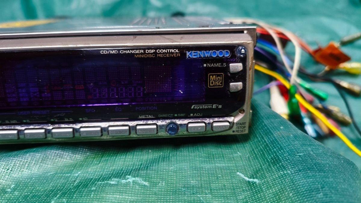 Kenwood M909 Mini Disc Receiver MD/CD CHANGER DSP CONTROL Car Audio Japan 1DIN