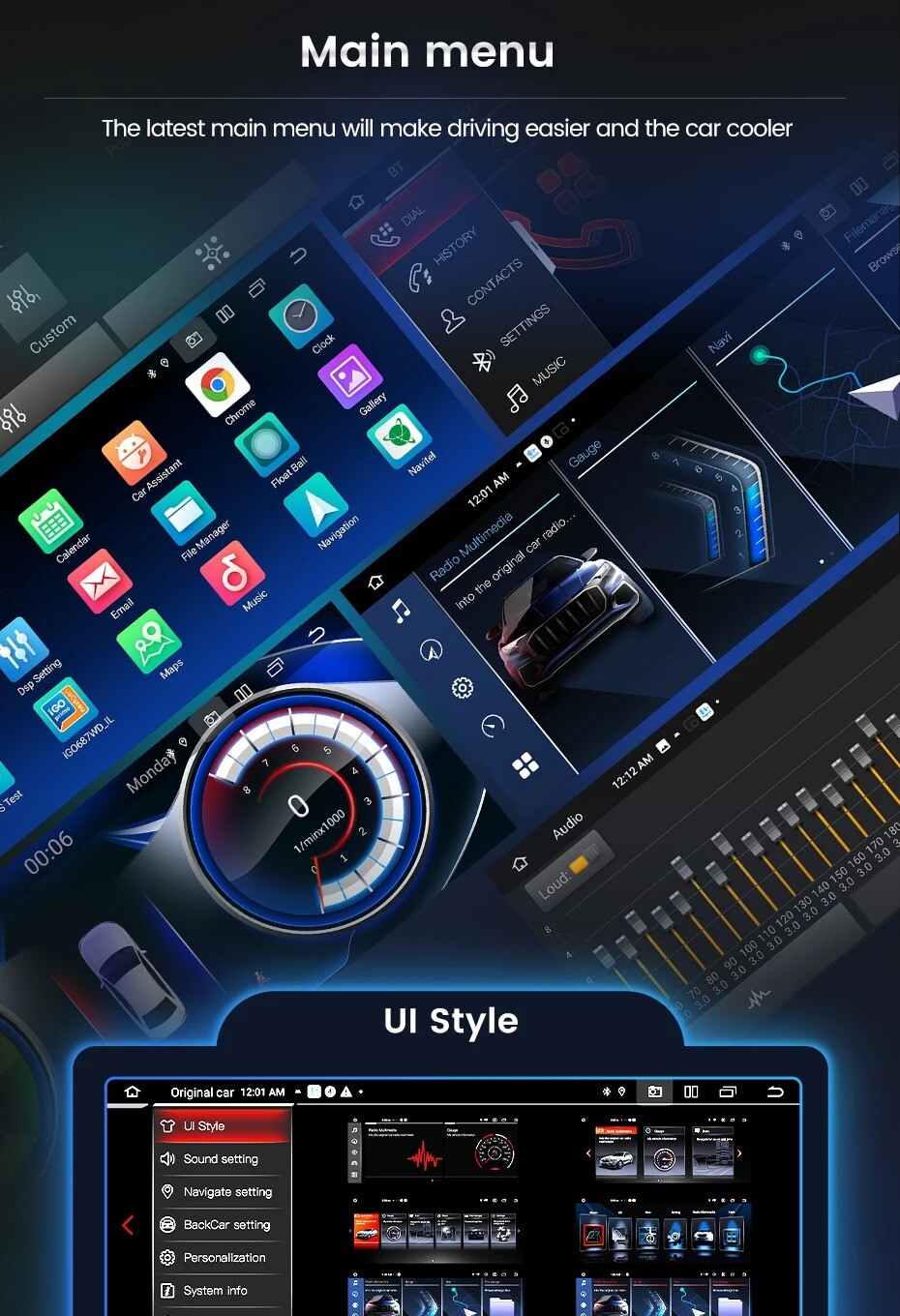 8.8inch For BMW 3/5 Series E60 E90 CIC Android 13 Car Stereo Radio GPS Carplay
