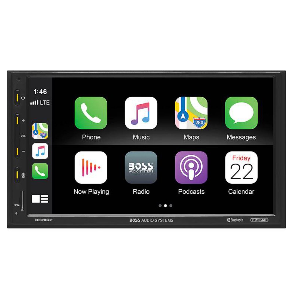 Open Box Boss BE7ACP 7″ Digital Multimedia with Apple CarPlay/Android Auto
