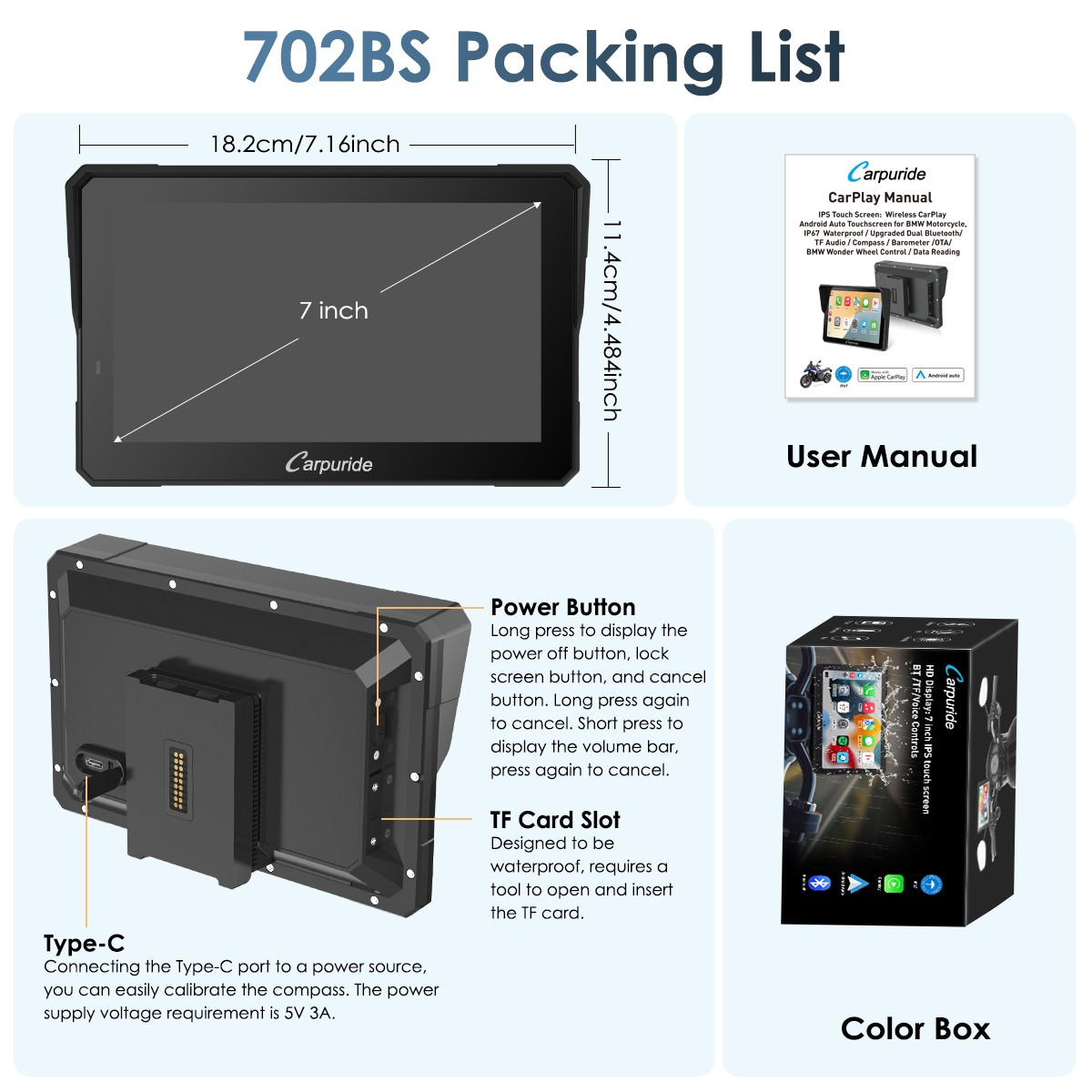 Carpuride W702BS Pro Carplay Android Auto BMW with Native Wonder Wheel Control