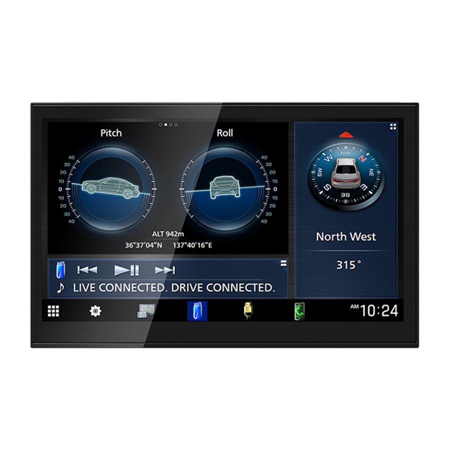Kenwood Excelon DAX8000S 8″ HD Monitor with Capacitive Screen Wireless Apple Car