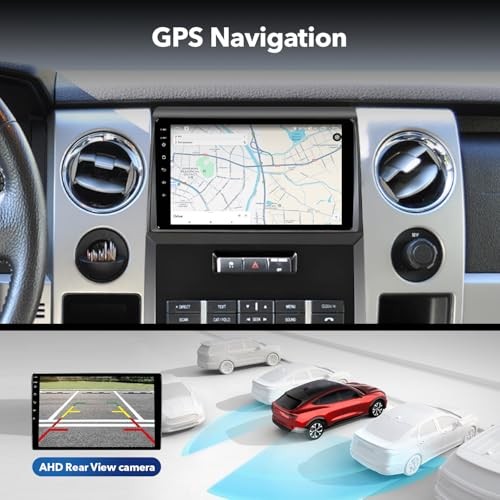 8 Core 4+64GB Car Radio Stereo Upgrade for Ford F150 2009 2010 2011 2012, Plug