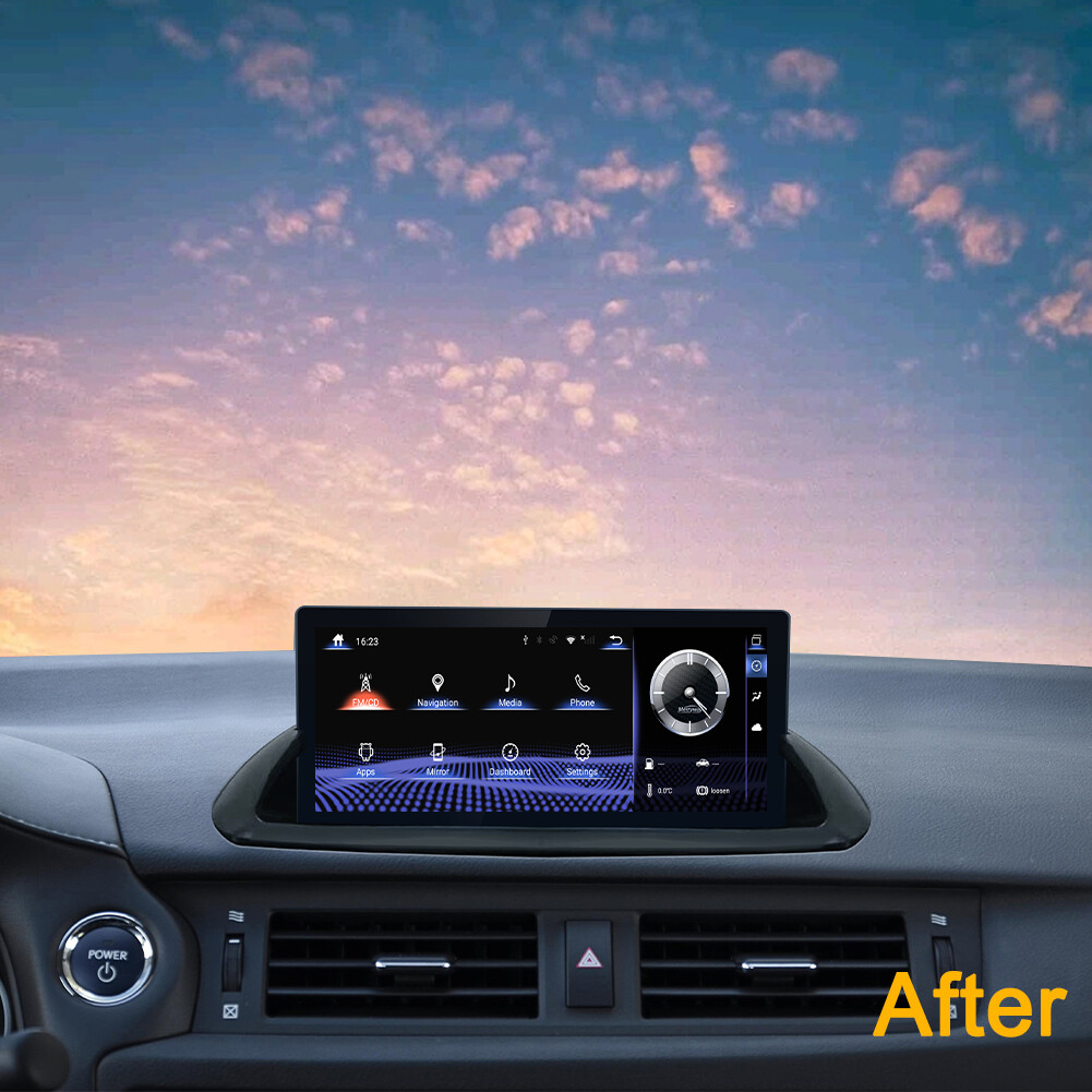 Car Stereo Multimedia Monitor GPS Radio Android For Lexus CT CT200 CT200h 2011-