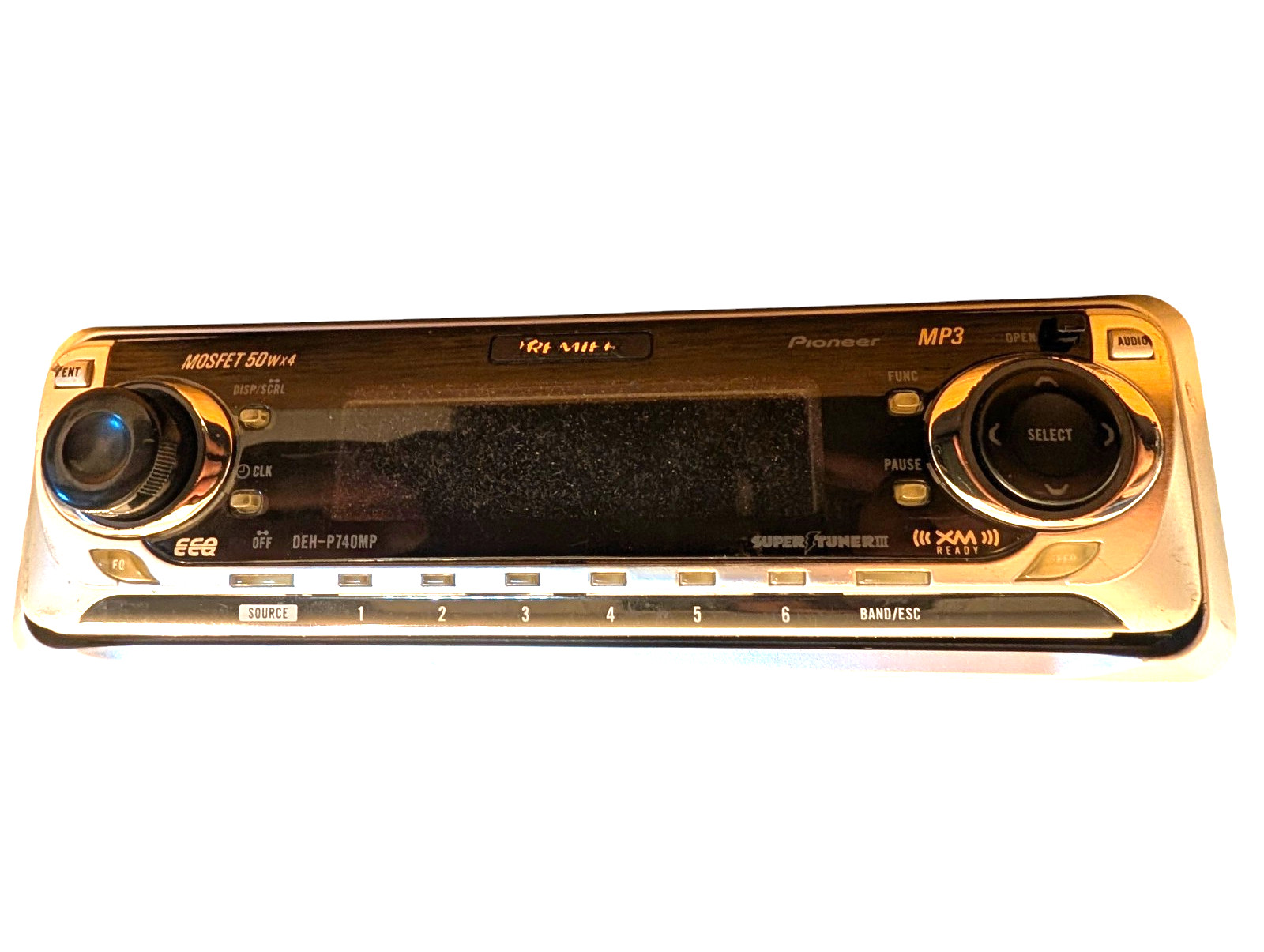 PIONEER PREMIER DEH-P740MP Car Audio Receiver CD Player Rare Old School NOTES