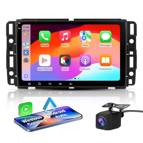 Car Radio Stereo Upgrade for Chevy Silverado Tahoe 2GB+32GB with Backup Camera