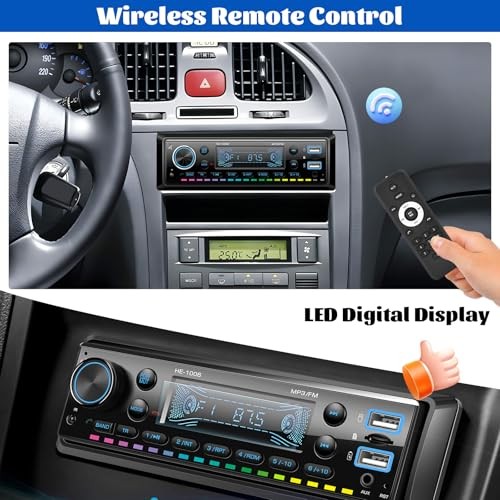 Single Din Bluetooth Multimedia Car Stereo Radio MP3 MP3 with SD Card