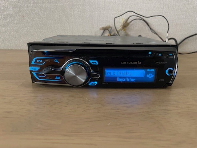 Pioneer Carrozzeria DEH-770 1Din Car Audio CD Player Operation Confirmed