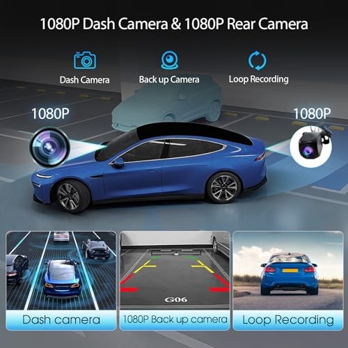 Wireless Carplay Screen for Car, 10.26″ Portable Car Radio with 10.26 inch