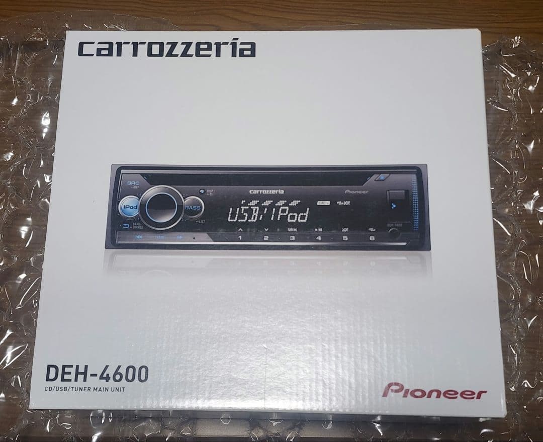 Pioneer Carrozzeria DEH-4600 CD USB AUX iPod iPhone DSP 1DIN Head Unit JDM