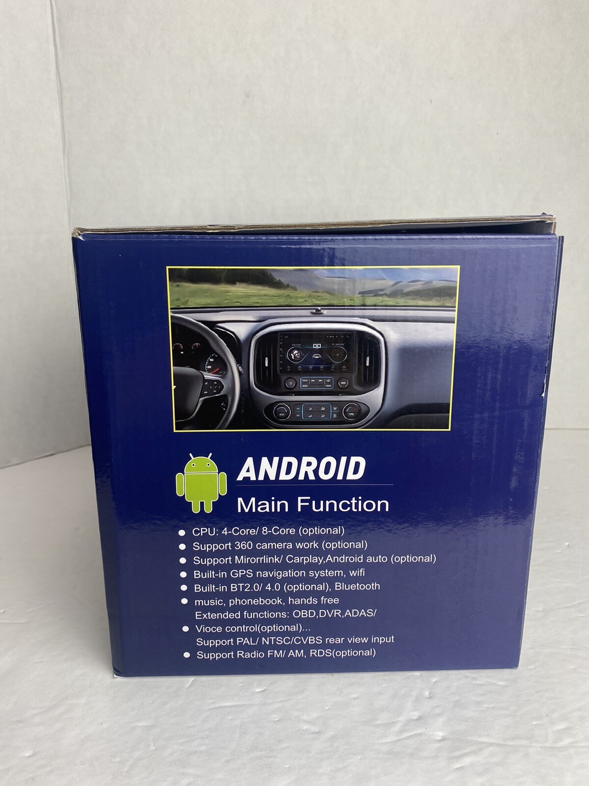 Android Car Stereo 10.1 Single Din 2+32GB Backup Camera Mirror Link Auto QLED