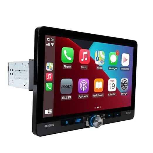J1CA10FL 10.1-inch Certified Apple CarPlay Android 10-Inch Wireless Stereo