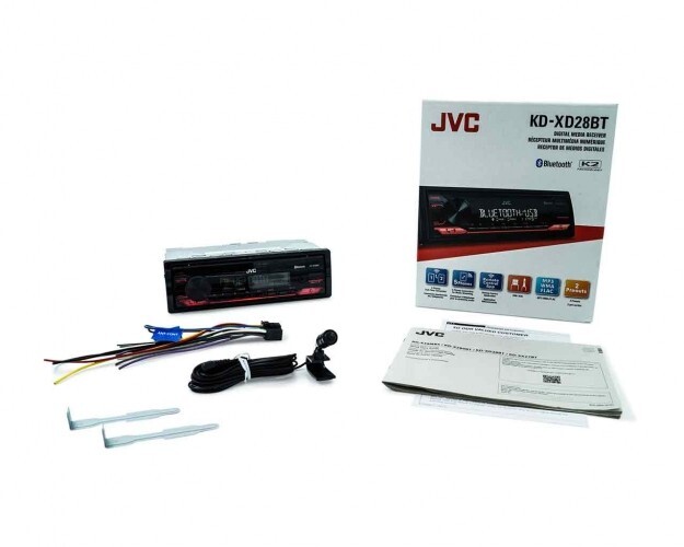 JVC KD-XD28BT Bluetooth/USB/13-Band EQ/ AM-FM Car Audio Digital Media Receiver
