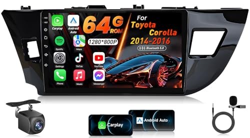 4Core 64G ROM Car Radio Stereo for Toyota 10 Inches 4 Core 2G RAM+64G ROM