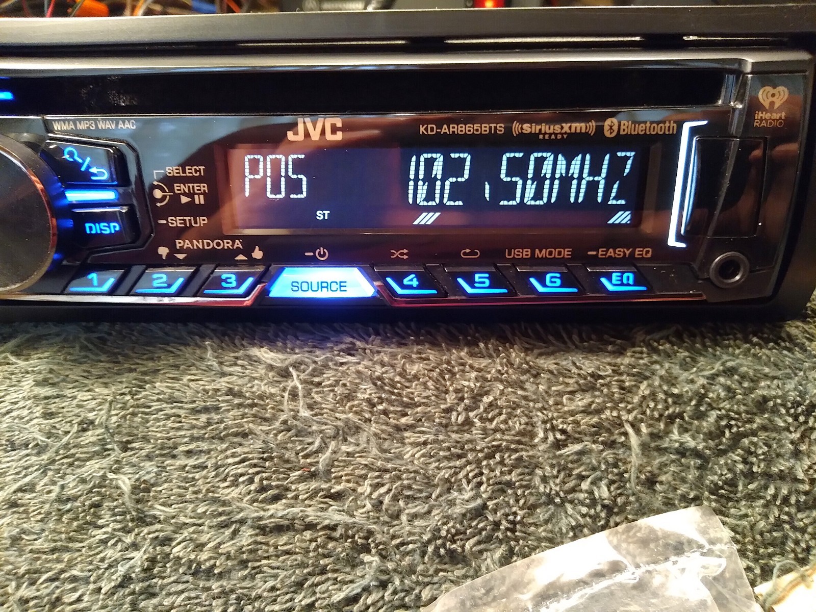JVC KD-AR865BTS , CD/MP3/USB, Bluetooth Receiver