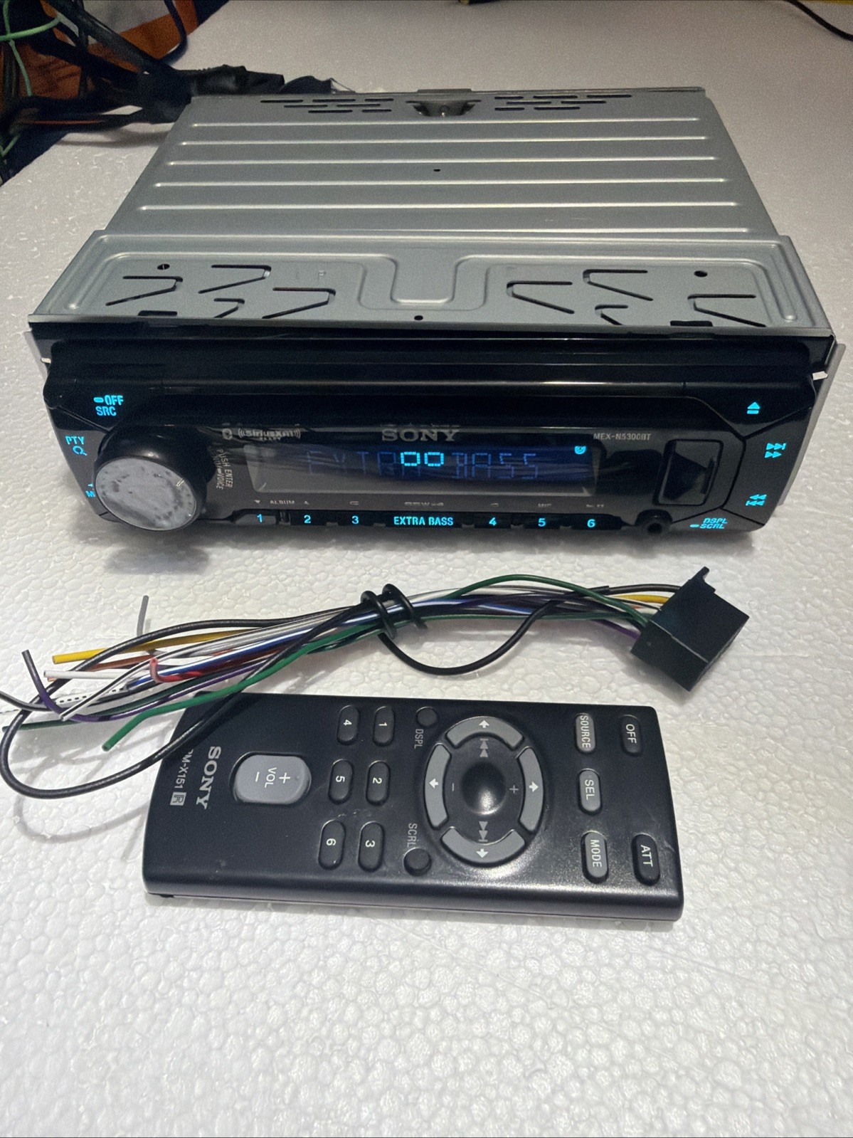 Sony MEX-N5300BT Car Stereo SDIN AM FM Radio, Bluetooth, CD Player, USB, AUX