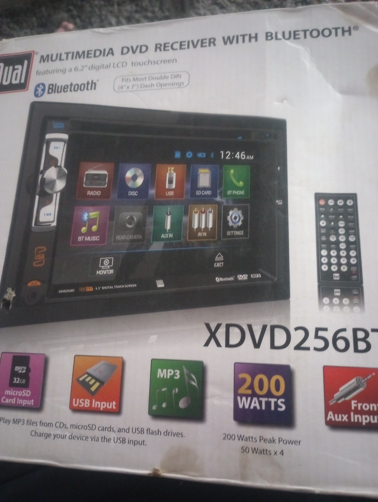 DVD Multimedia Reciever with Bluetooth (BRAND NEW) 6.2” TOUCHSCREEN