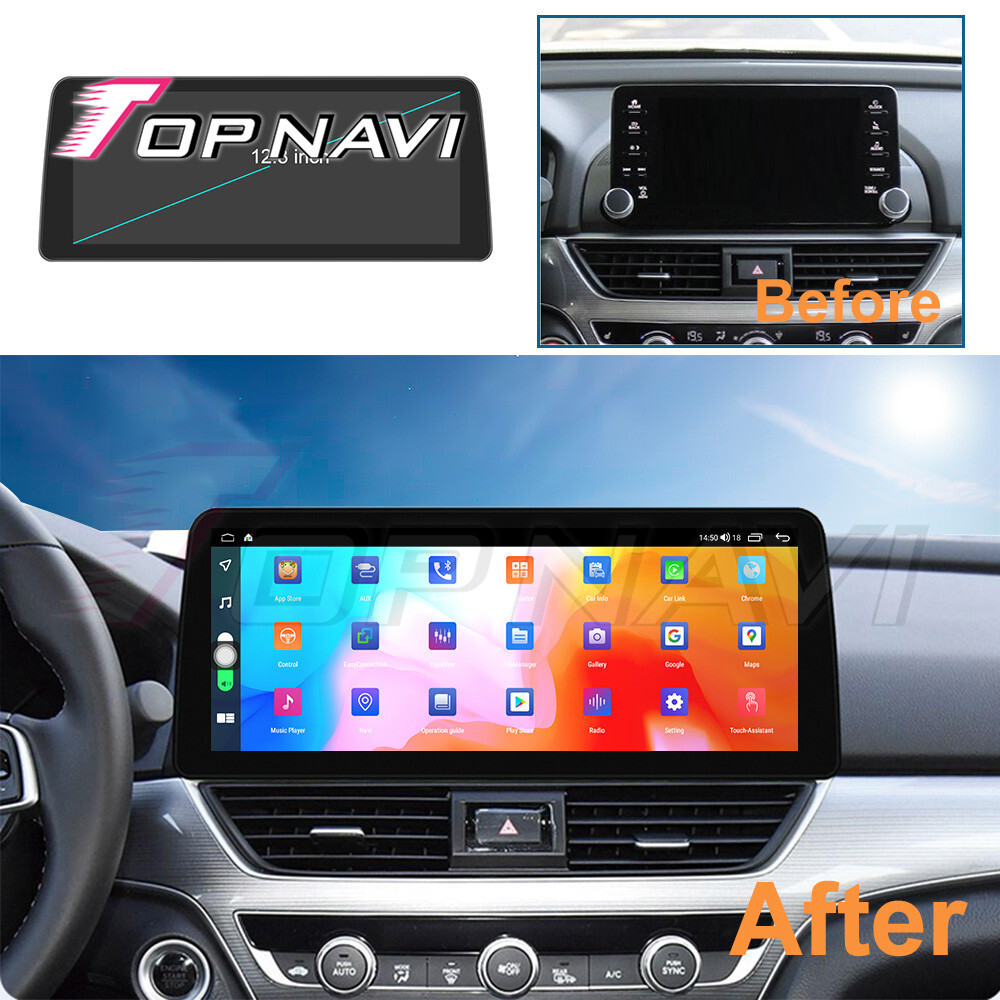for Honda Accord 10 Inspire 2018-2021 Car Stereo Radio GPS Navi 4G Androind 14.0