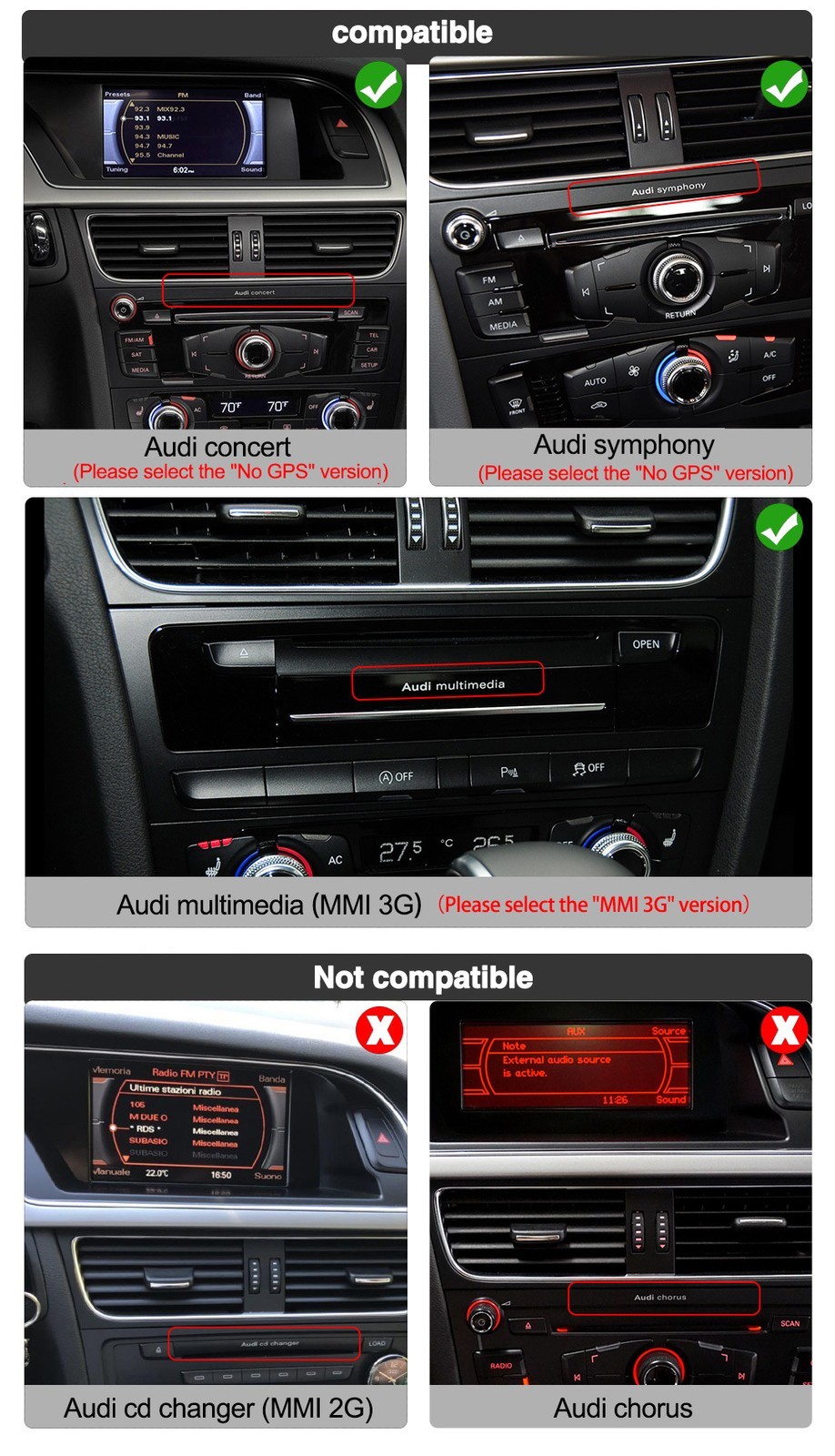 12.3″ For Audi Q5 2017-2020 Car Gps Stereo Radio Android Navigation WIFI 8+128G