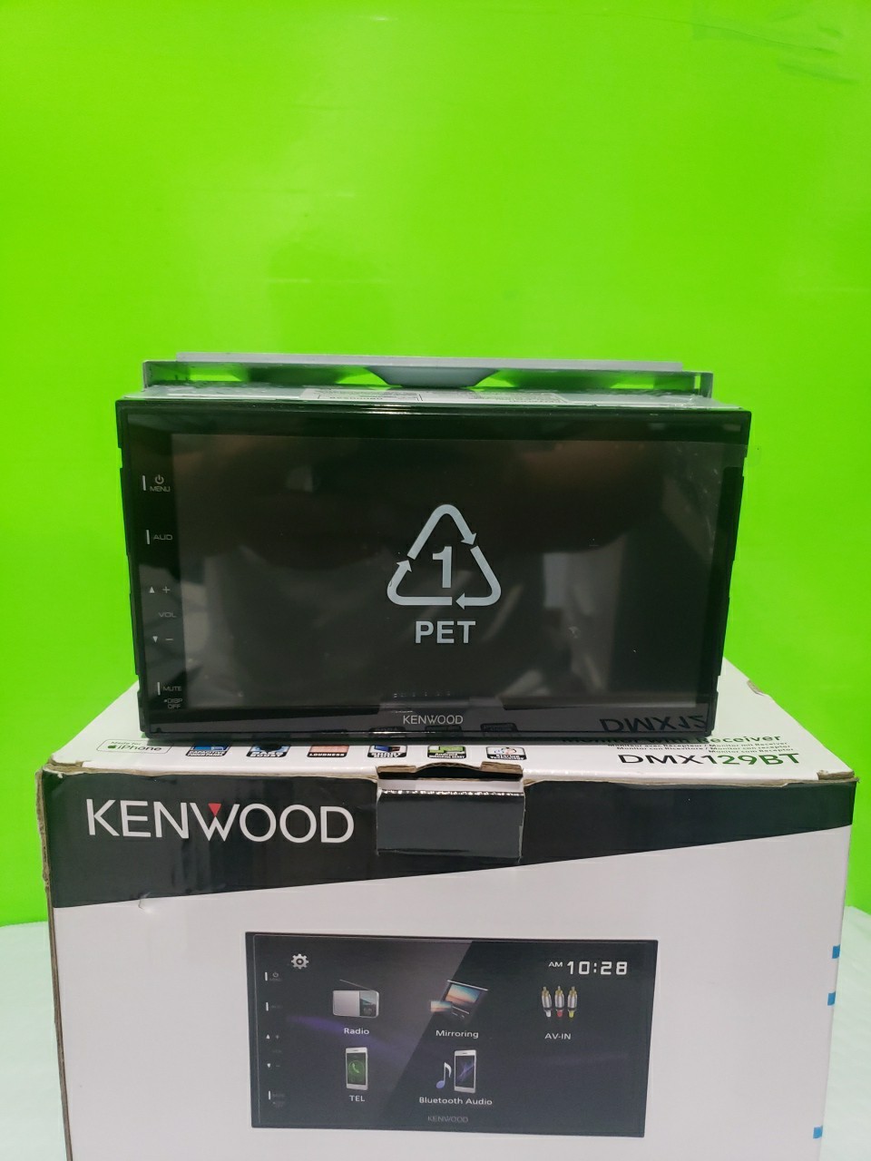 KENWOOD DMX129BT 6.8″ BLUETOOTH DIGITAL MEDIA (DM) BLACK – BLK SILVER Open Box